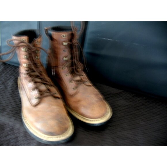 Noble Outfitters Men’s Rivet Round Toe Leather Upper, Work Boot Sizes 9W - Picture 8 of 9